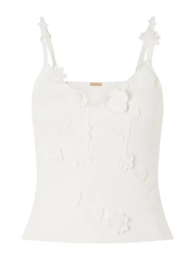 Emiliana Floral-appliquéd Knitted Top Emiliana Floral-appliquéd Knitted Top