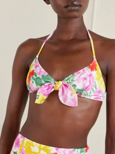 Chloé Floral-print Halterneck Bikini Top | Thumbnail 4 Chloé Floral-print Halterneck Bikini Top | Thumbnail 4