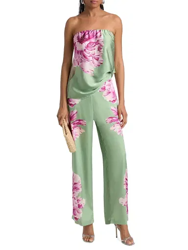 Misa Los Angeles Women's Yassi Floral Strapless Top | Thumbnail 2 Misa Los Angeles Women's Yassi Floral Strapless Top | Thumbnail 2