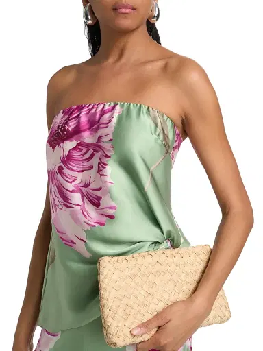 Misa Los Angeles Women's Yassi Floral Strapless Top | Thumbnail 6 Misa Los Angeles Women's Yassi Floral Strapless Top | Thumbnail 6