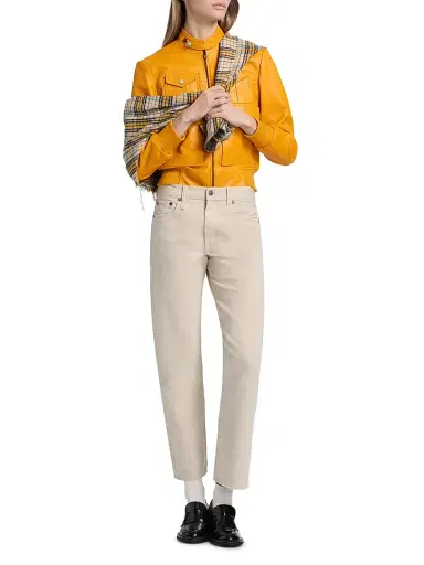 R13 Women's Straight-Leg Boyfriend Jeans - Vintage Stone Khaki - Size 31 | Thumbnail 2 R13 Women's Straight-Leg Boyfriend Jeans - Vintage Stone Khaki - Size 31 | Thumbnail 2