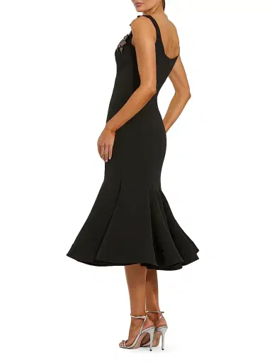 Mac Duggal Women's Embellished Trumpet Cocktail Dress - Black - Size 14 | Thumbnail 2 Mac Duggal Women's Embellished Trumpet Cocktail Dress - Black - Size 14 | Thumbnail 2