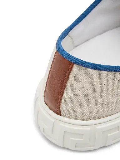 Versace Men's Canvas Low-Top Sneakers | Thumbnail 6 Versace Men's Canvas Low-Top Sneakers | Thumbnail 6