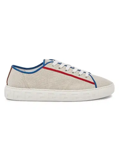 Versace Men's Canvas Low-Top Sneakers | Thumbnail 1 Versace Men's Canvas Low-Top Sneakers | Thumbnail 1