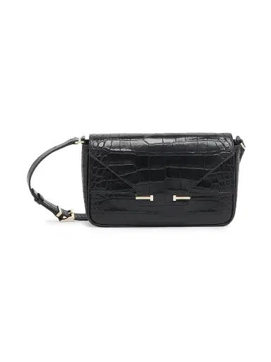 Tom Ford Women's Small Croc-Embossed Leather Shoulder Bag | Thumbnail 1 Tom Ford Women's Small Croc-Embossed Leather Shoulder Bag | Thumbnail 1