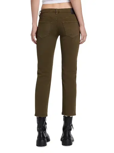 R13 Women's Boy Straight-Leg Crop Jeans - Military Green Stretch - Size 28 | Thumbnail 5 R13 Women's Boy Straight-Leg Crop Jeans - Military Green Stretch - Size 28 | Thumbnail 5
