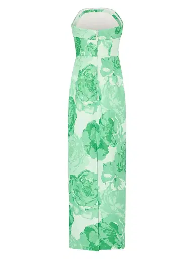 Milly Women's Ella Floral Jacquard Strapless Maxi Dress | Thumbnail 2 Milly Women's Ella Floral Jacquard Strapless Maxi Dress | Thumbnail 2