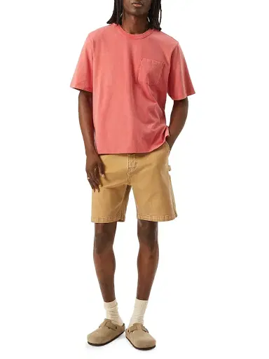 Corridor Men's Denim Painter Shorts - Gold | Thumbnail 2 Corridor Men's Denim Painter Shorts - Gold | Thumbnail 2