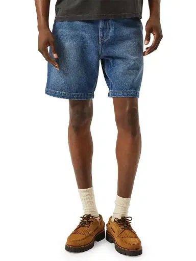 Corridor Men's Denim Painter Shorts - Indigo | Thumbnail 1 Corridor Men's Denim Painter Shorts - Indigo | Thumbnail 1
