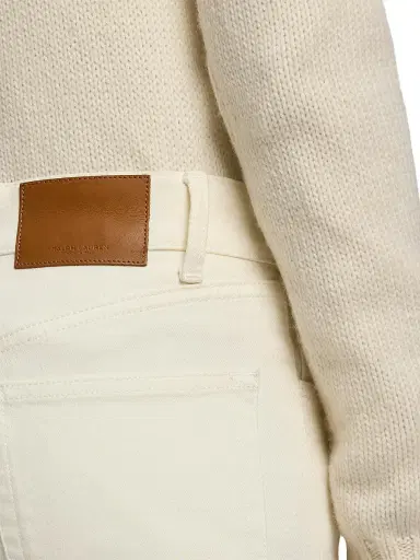 Ralph Lauren Collection Women's Adderley Cuffed Mid-Rise Slim-Fit Jeans - Glacial White - Size 31 | Thumbnail 6 Ralph Lauren Collection Women's Adderley Cuffed Mid-Rise Slim-Fit Jeans - Glacial White - Size 31 | Thumbnail 6