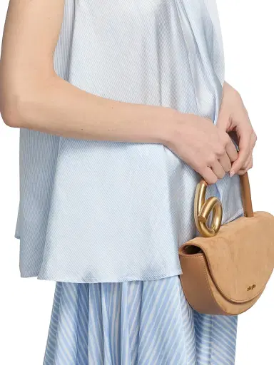 Chiara Boni La Petite Robe Women's Opina Striped Sleeveless Blouse | Thumbnail 6 Chiara Boni La Petite Robe Women's Opina Striped Sleeveless Blouse | Thumbnail 6