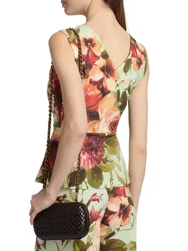 Chiara Boni La Petite Robe Women's Oliwia Floral Peplum Top | Thumbnail 5 Chiara Boni La Petite Robe Women's Oliwia Floral Peplum Top | Thumbnail 5