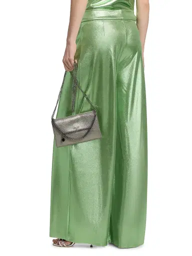 Chiara Boni La Petite Robe Women's Skylim Splendid Metallic Jersey Wide-Leg Pants | Thumbnail 5 Chiara Boni La Petite Robe Women's Skylim Splendid Metallic Jersey Wide-Leg Pants | Thumbnail 5
