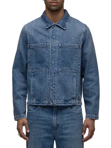 Hudson Jeans Men's Denim Work Jacket - Rail | Thumbnail 4 Hudson Jeans Men's Denim Work Jacket - Rail | Thumbnail 4