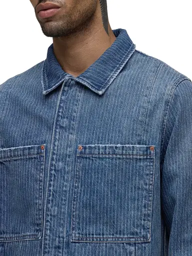 Hudson Jeans Men's Denim Work Jacket - Rail | Thumbnail 7 Hudson Jeans Men's Denim Work Jacket - Rail | Thumbnail 7