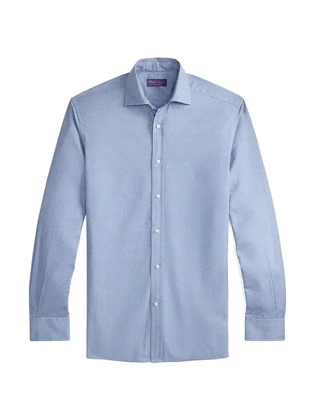 Men's Glen Check Flannel Shirt - Blue Men's Glen Check Flannel Shirt - Blue