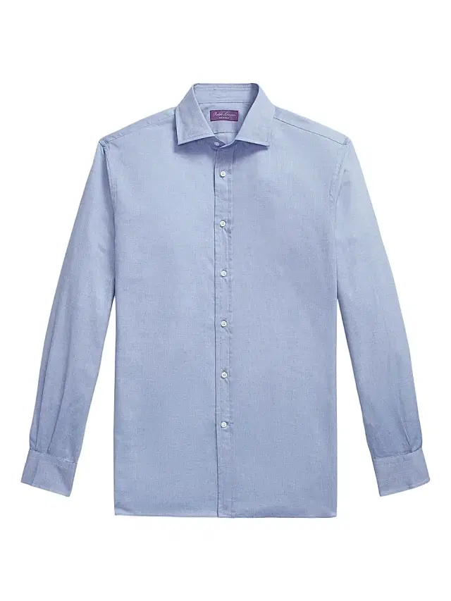 Men's Herringbone Flannel Shirt - Blue Men's Herringbone Flannel Shirt - Blue