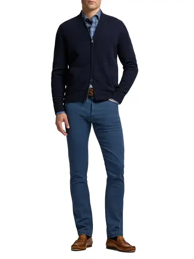 Ralph Lauren Purple Label Men's Cashmere Full-Zip Sweater - Dark Navy | Thumbnail 2 Ralph Lauren Purple Label Men's Cashmere Full-Zip Sweater - Dark Navy | Thumbnail 2