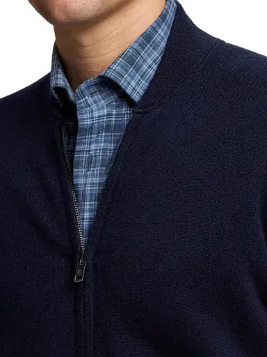 Ralph Lauren Purple Label Men's Cashmere Full-Zip Sweater - Dark Navy | Thumbnail 7 Ralph Lauren Purple Label Men's Cashmere Full-Zip Sweater - Dark Navy | Thumbnail 7