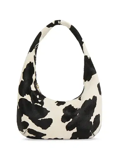 MANSUR GAVRIEL Women's Cow-Print Leather Shoulder Bag | Thumbnail 1 MANSUR GAVRIEL Women's Cow-Print Leather Shoulder Bag | Thumbnail 1