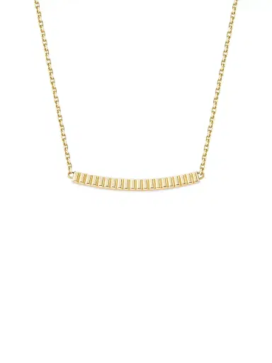 Boucheron Women's Quatre 18K Yellow Gold Grosgrain Bar Pendant Necklace - Yellow Gold | Thumbnail 4 Boucheron Women's Quatre 18K Yellow Gold Grosgrain Bar Pendant Necklace - Yellow Gold | Thumbnail 4