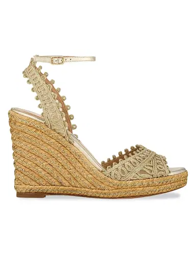 Aquazzura Women's Kahlo 105MM Espadrille Wedge Sandals | Thumbnail 1 Aquazzura Women's Kahlo 105MM Espadrille Wedge Sandals | Thumbnail 1