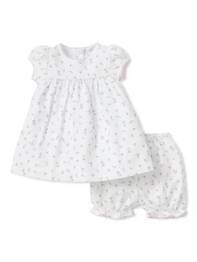 Kissy Kissy Baby Girl's Garden Rose Print Dress & Bloomers Set - White 12 Months | Thumbnail 2 Kissy Kissy Baby Girl's Garden Rose Print Dress & Bloomers Set - White 12 Months | Thumbnail 2