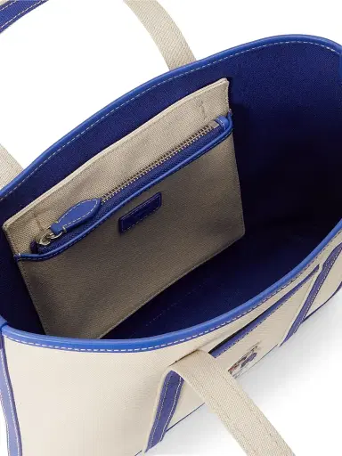 Polo Ralph Lauren Women's Small Spring Bear Shopper Tote Bag | Thumbnail 4 Polo Ralph Lauren Women's Small Spring Bear Shopper Tote Bag | Thumbnail 4