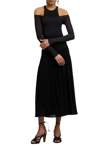 Ralph Lauren Collection Women's Maxine Layered Jersey Top - Black - Size XS | Thumbnail 2 Ralph Lauren Collection Women's Maxine Layered Jersey Top - Black - Size XS | Thumbnail 2