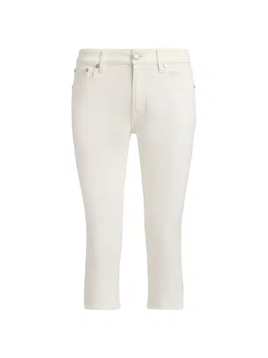 Ralph Lauren Collection Women's Breona Capri Jeans - Optic White - Size 32 | Thumbnail 1 Ralph Lauren Collection Women's Breona Capri Jeans - Optic White - Size 32 | Thumbnail 1