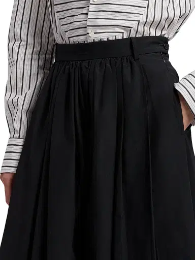 Ralph Lauren Collection Women's Vannesa Poplin Wide-Leg Pants - Black - Size 12 | Thumbnail 6 Ralph Lauren Collection Women's Vannesa Poplin Wide-Leg Pants - Black - Size 12 | Thumbnail 6
