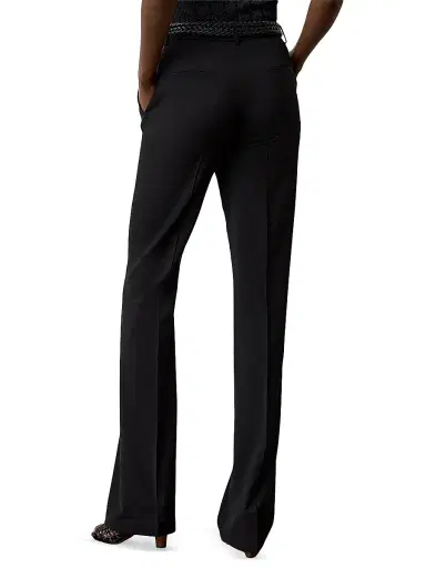 Ralph Lauren Collection Women's Wrigley Wool-Blend Boot-Cut Pants - Black - Size 8 | Thumbnail 4 Ralph Lauren Collection Women's Wrigley Wool-Blend Boot-Cut Pants - Black - Size 8 | Thumbnail 4