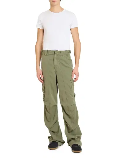 Balmain Men's Cotton Cargo Pants - Vert | Thumbnail 3 Balmain Men's Cotton Cargo Pants - Vert | Thumbnail 3