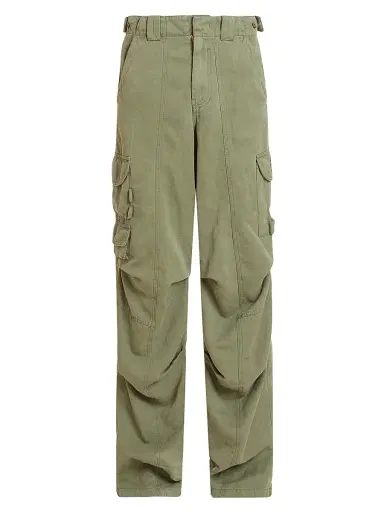 Balmain Men's Cotton Cargo Pants - Vert | Thumbnail 1 Balmain Men's Cotton Cargo Pants - Vert | Thumbnail 1