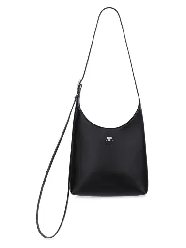 Courrèges Women's Melt Leather Tote Bag - Black | Thumbnail 1 Courrèges Women's Melt Leather Tote Bag - Black | Thumbnail 1