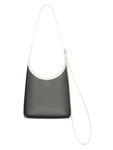 Courrèges Women's Melt Mesh Tote Bag - Black Heritage White | Thumbnail 3 Courrèges Women's Melt Mesh Tote Bag - Black Heritage White | Thumbnail 3