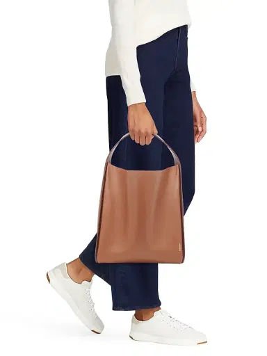Jil Sander Women's Pivot Leather Tote Bag - Grape | Thumbnail 2 Jil Sander Women's Pivot Leather Tote Bag - Grape | Thumbnail 2