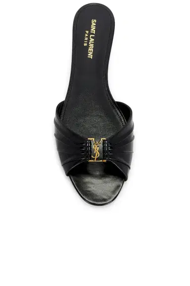 Saint Laurent Babylone Slide Sandal | Thumbnail 4 Saint Laurent Babylone Slide Sandal | Thumbnail 4