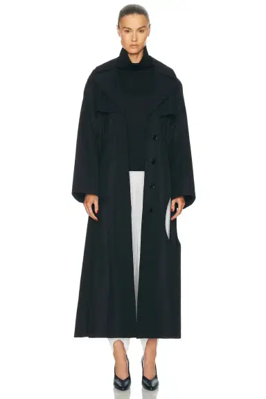 Alaïa Cut Out Trench Coat | Thumbnail 2 Alaïa Cut Out Trench Coat | Thumbnail 2
