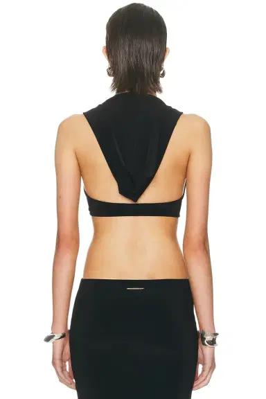 Grace Ling Belted Hood Bralette Top | Thumbnail 4 Grace Ling Belted Hood Bralette Top | Thumbnail 4