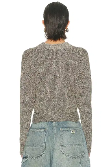 R13 Split Hem Ribbed Cardigan | Thumbnail 3 R13 Split Hem Ribbed Cardigan | Thumbnail 3