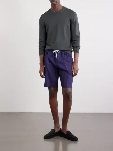 FEDELI Alfa Straight-Leg Linen Drawstring Shorts - Men | Thumbnail 2 FEDELI Alfa Straight-Leg Linen Drawstring Shorts - Men | Thumbnail 2