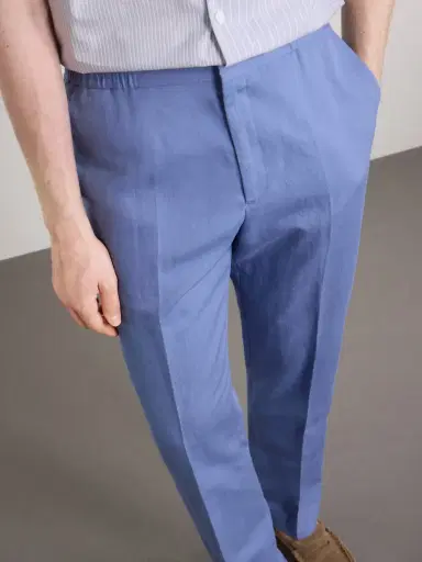 Paul Smith Straight-Leg Cotton, Linen and Lyocell-Blend Trousers - Men | Thumbnail 5 Paul Smith Straight-Leg Cotton, Linen and Lyocell-Blend Trousers - Men | Thumbnail 5