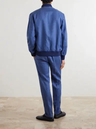 Paul Smith Linen Bomber Jacket - Men | Thumbnail 4 Paul Smith Linen Bomber Jacket - Men | Thumbnail 4