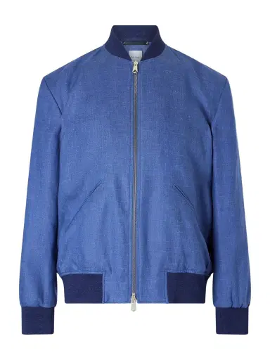 Paul Smith Linen Bomber Jacket - Men | Thumbnail 1 Paul Smith Linen Bomber Jacket - Men | Thumbnail 1
