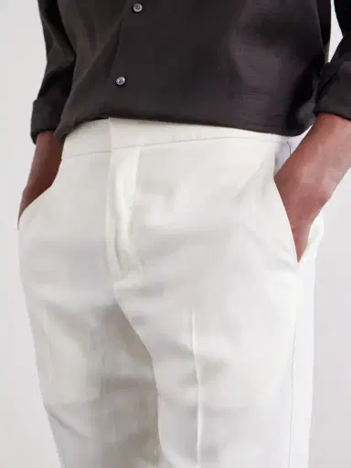Zegna Straight-Leg Linen-Twill Trousers - Men | Thumbnail 5 Zegna Straight-Leg Linen-Twill Trousers - Men | Thumbnail 5