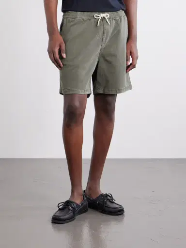 NN07 Gregor Straight-Leg TENCEL™ Lyocell and LENZING™ ECOVERO™-Blend Twill Drawstring Shorts - Men | Thumbnail 3 NN07 Gregor Straight-Leg TENCEL™ Lyocell and LENZING™ ECOVERO™-Blend Twill Drawstring Shorts - Men | Thumbnail 3