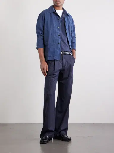 Hartford Perry Linen and Cotton-Blend Woven Jacket - Men | Thumbnail 2 Hartford Perry Linen and Cotton-Blend Woven Jacket - Men | Thumbnail 2