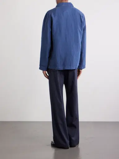 Hartford Perry Linen and Cotton-Blend Woven Jacket - Men | Thumbnail 4 Hartford Perry Linen and Cotton-Blend Woven Jacket - Men | Thumbnail 4