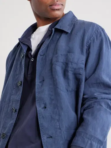 Hartford Perry Linen and Cotton-Blend Woven Jacket - Men | Thumbnail 5 Hartford Perry Linen and Cotton-Blend Woven Jacket - Men | Thumbnail 5